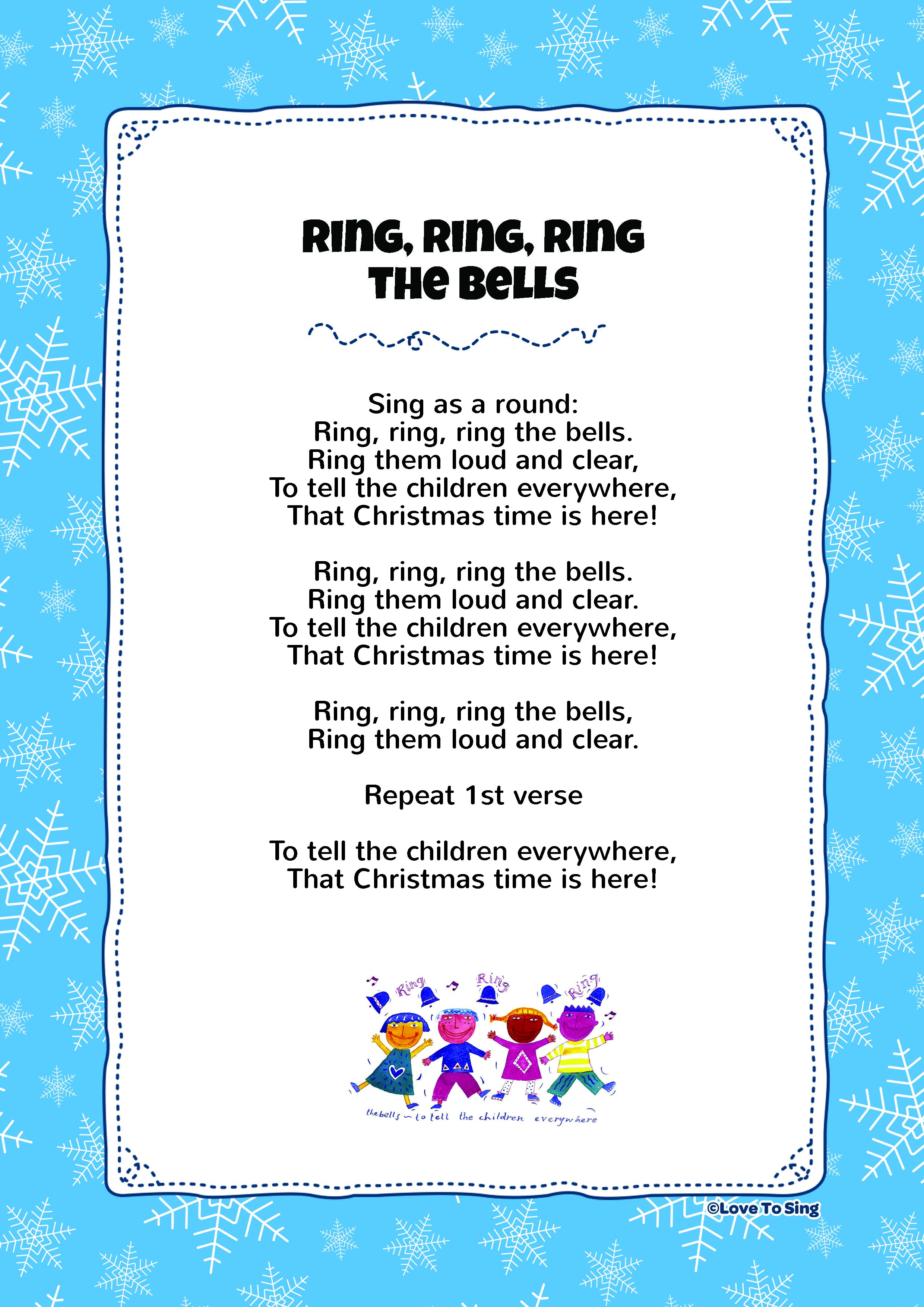 Ring Ring Ring The Bells | Kids Video Song with FREE Lyrics &amp; Activities!