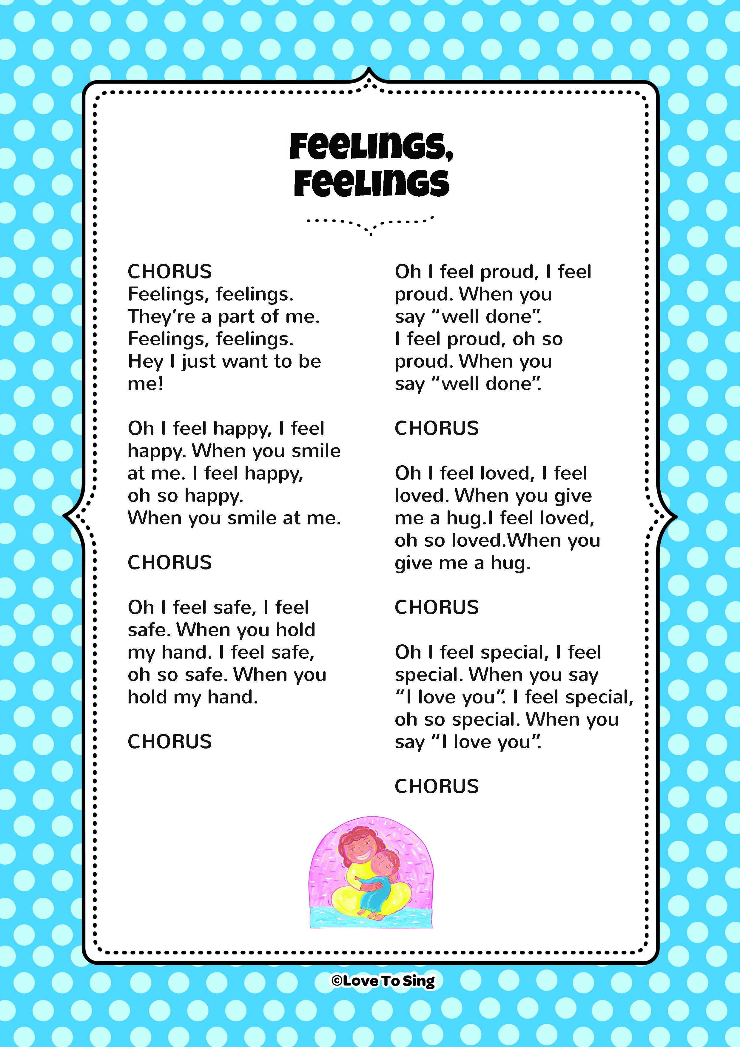 Feelings Feelings  Kids Video Song with FREE Lyrics & Activities!