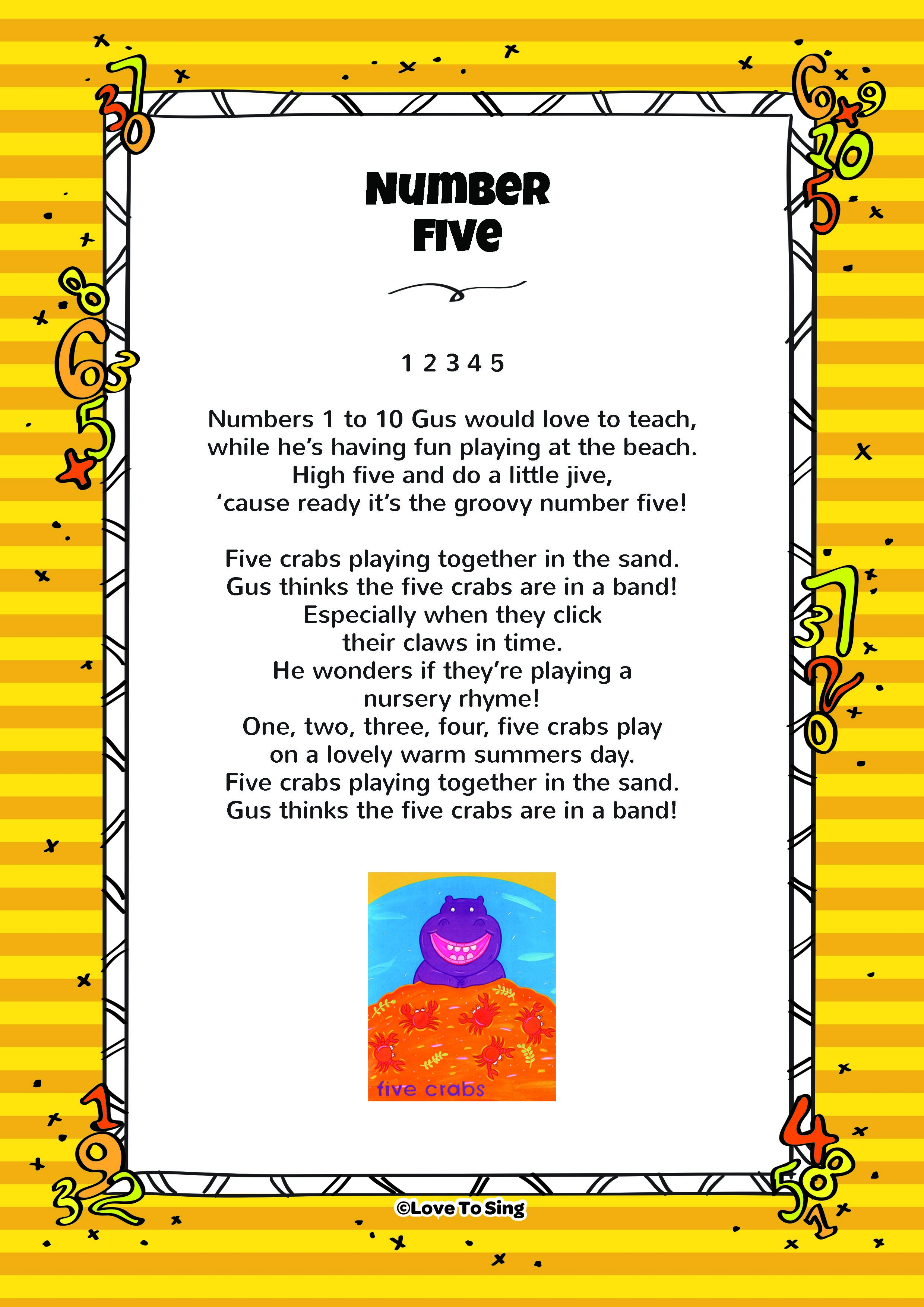 Nursery Rhyme - One, Two, Three, Four, Five, Nursery Rhymes