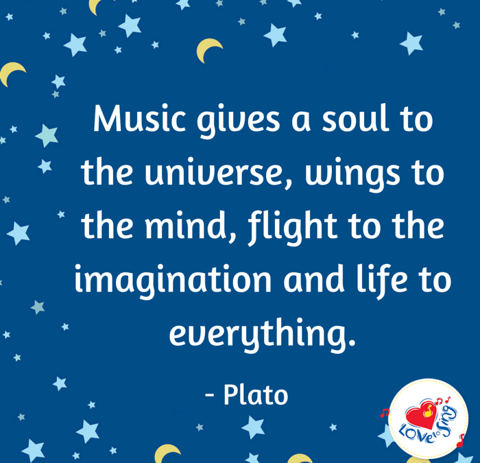 Music Gives a Soul to the Universe
