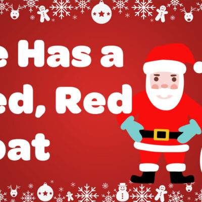 Kids Christmas Song He Has a Red, Red Coat Lyrics