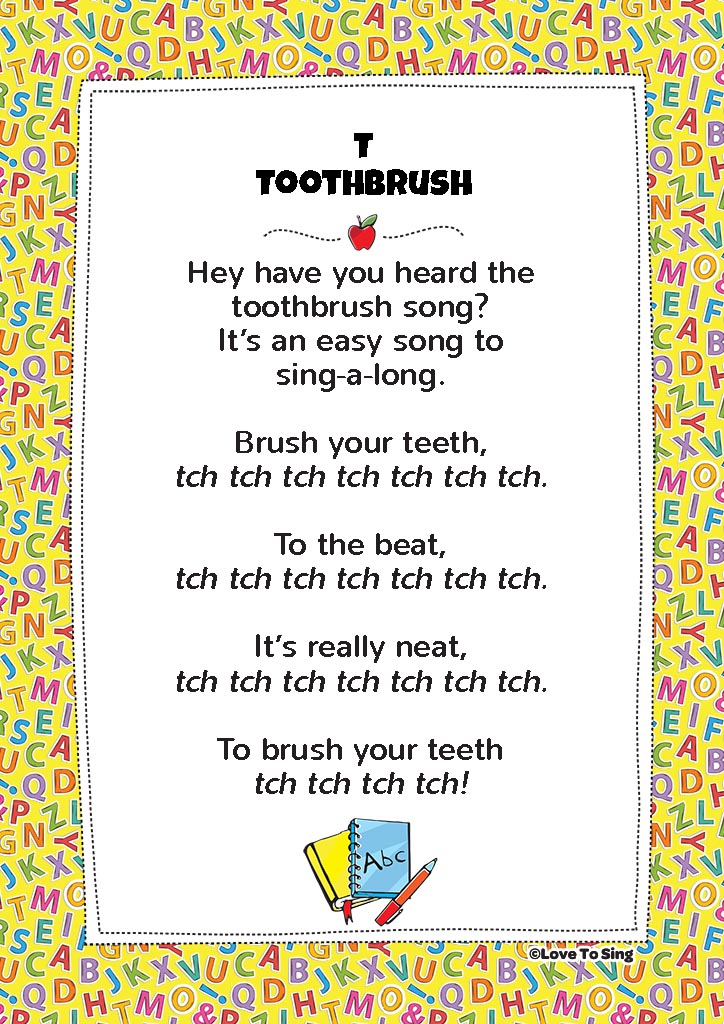 Brush, Brush, Brush Your Teeth - Tootbrush Song with Lyrics and Music